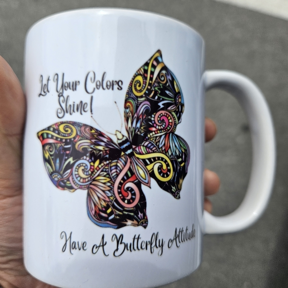 Butterfly mug
